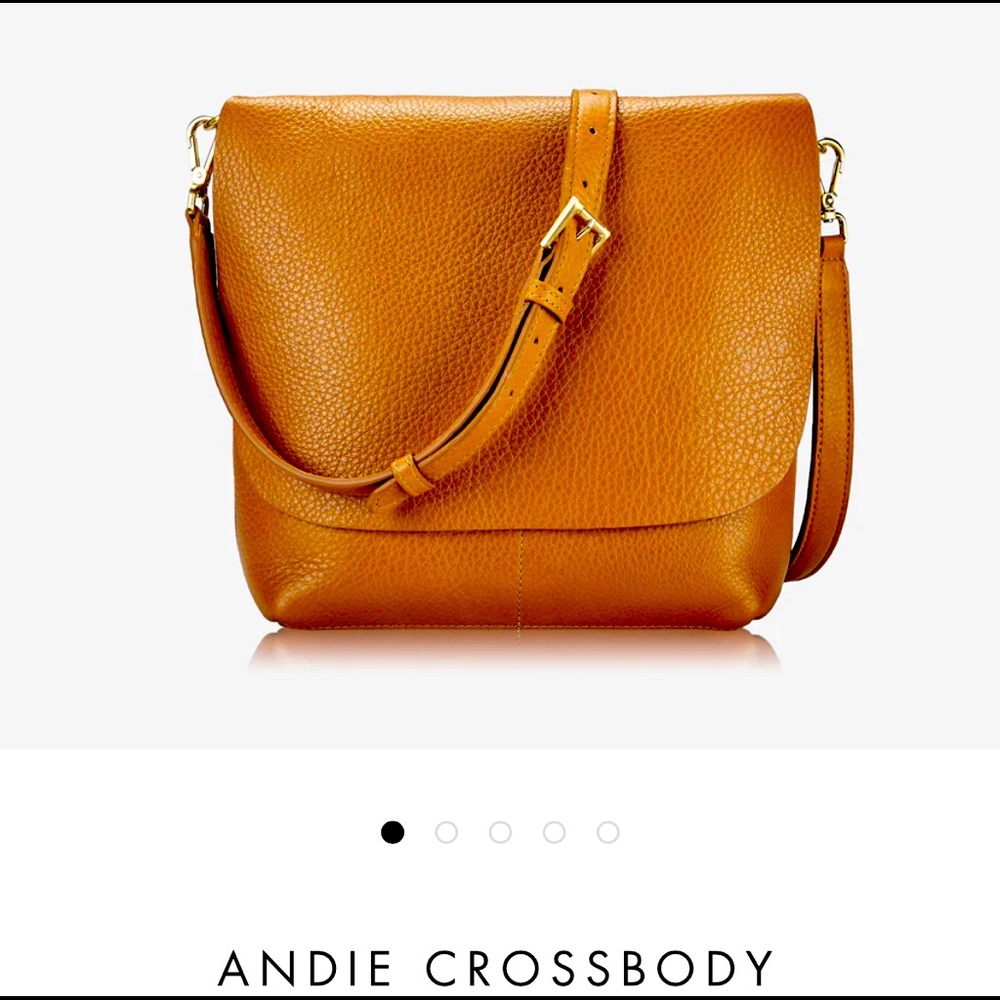 Gigi New York Andie crossbody camel NEW